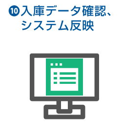 10.入庫データ確認、システム反映